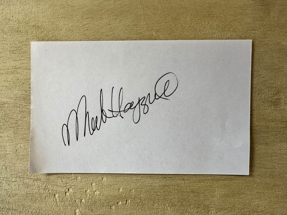 MERLE HAGGARD Autographed Page from a Autograph Book! (1 of 1)