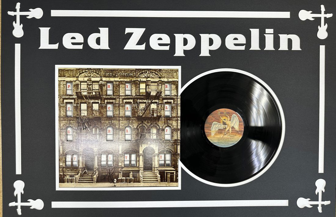 Led Zeppelin Autographed Album Display JOHN BONHAM JIMMY PAGE PLANT JONES (1 of 1)