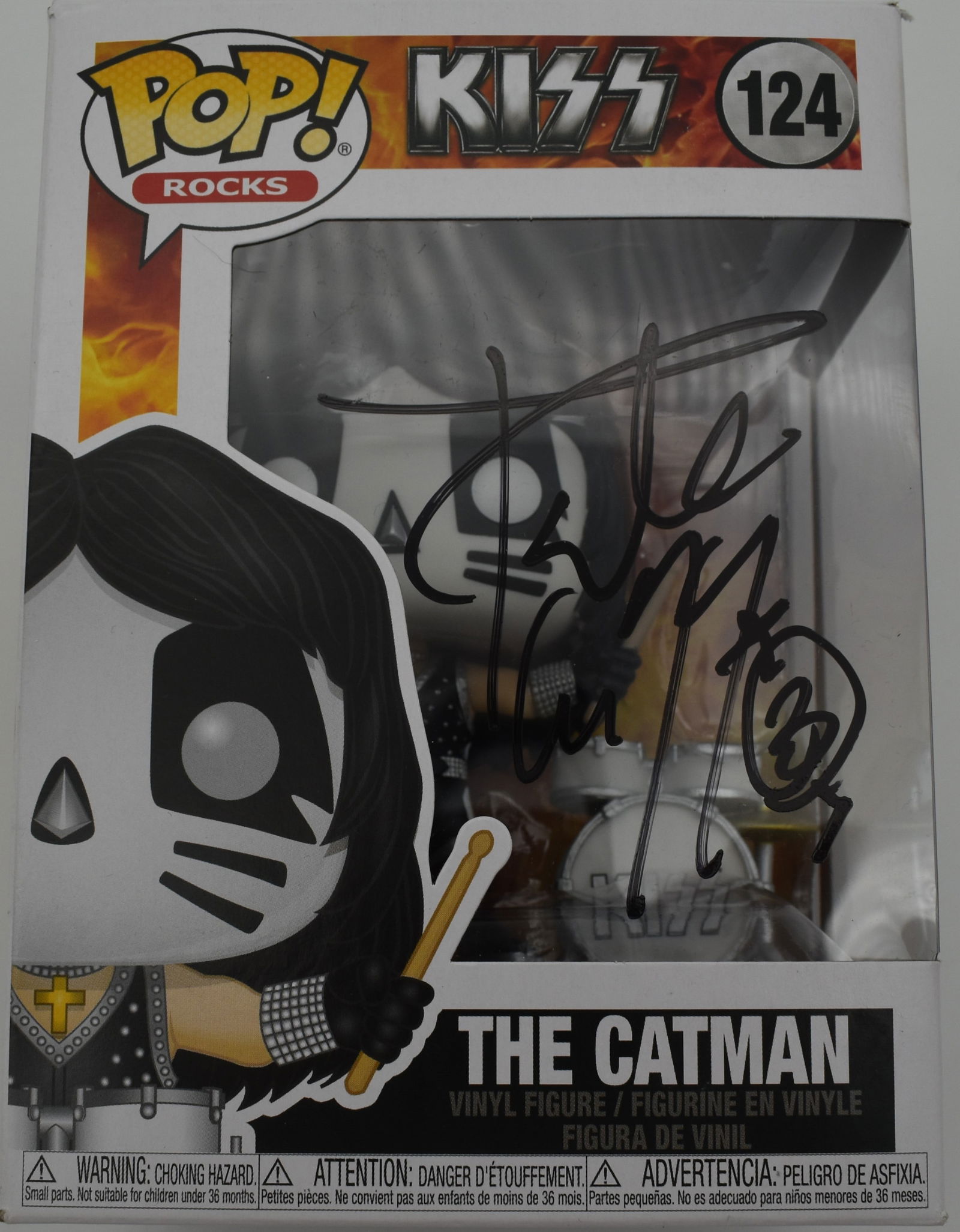 Peter Criss autographed Catman Funko 124 (1 of 1)