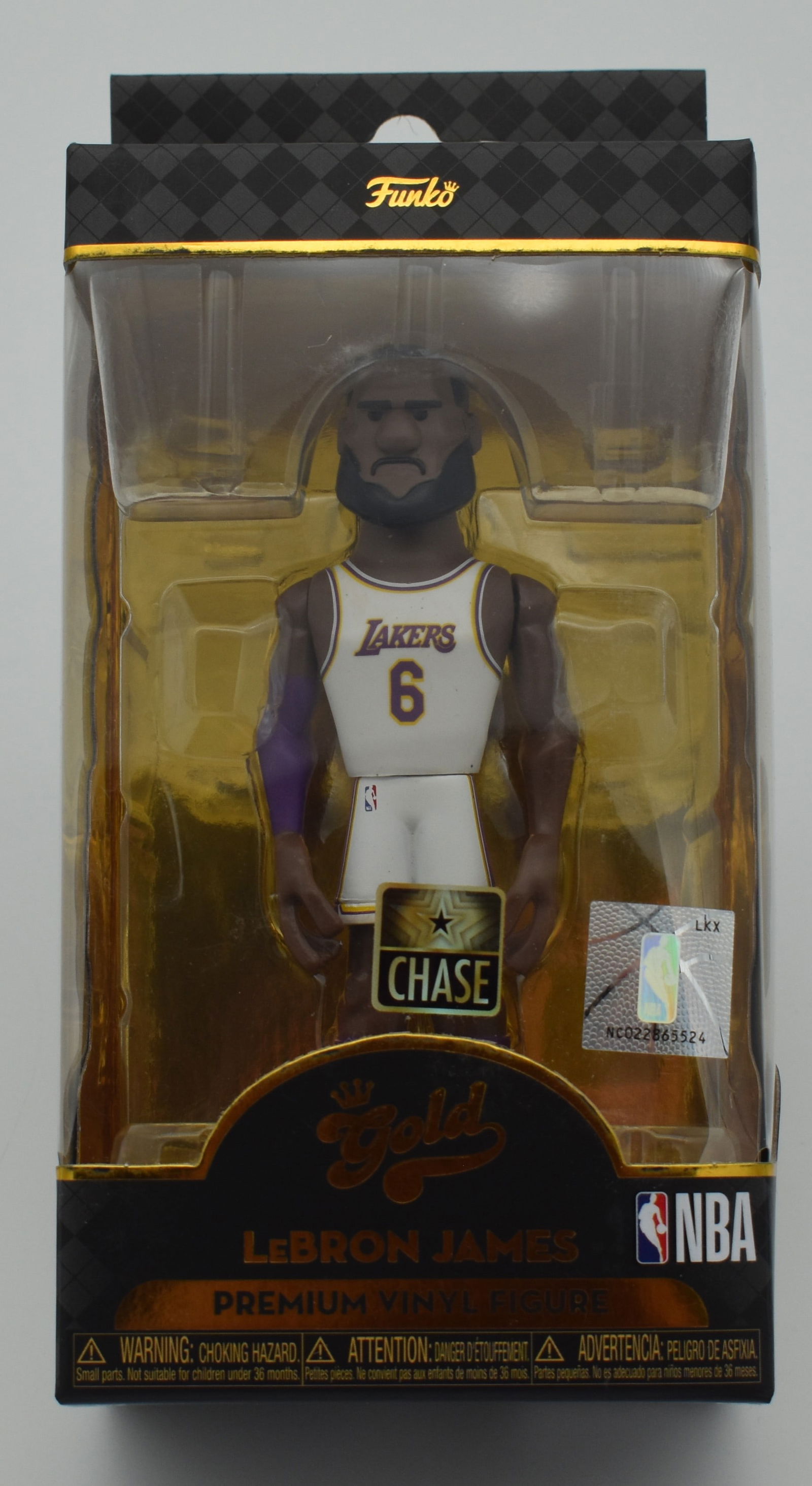 Funko POP NBA Gold CHASE! LeBron James RARE! (1 of 2)