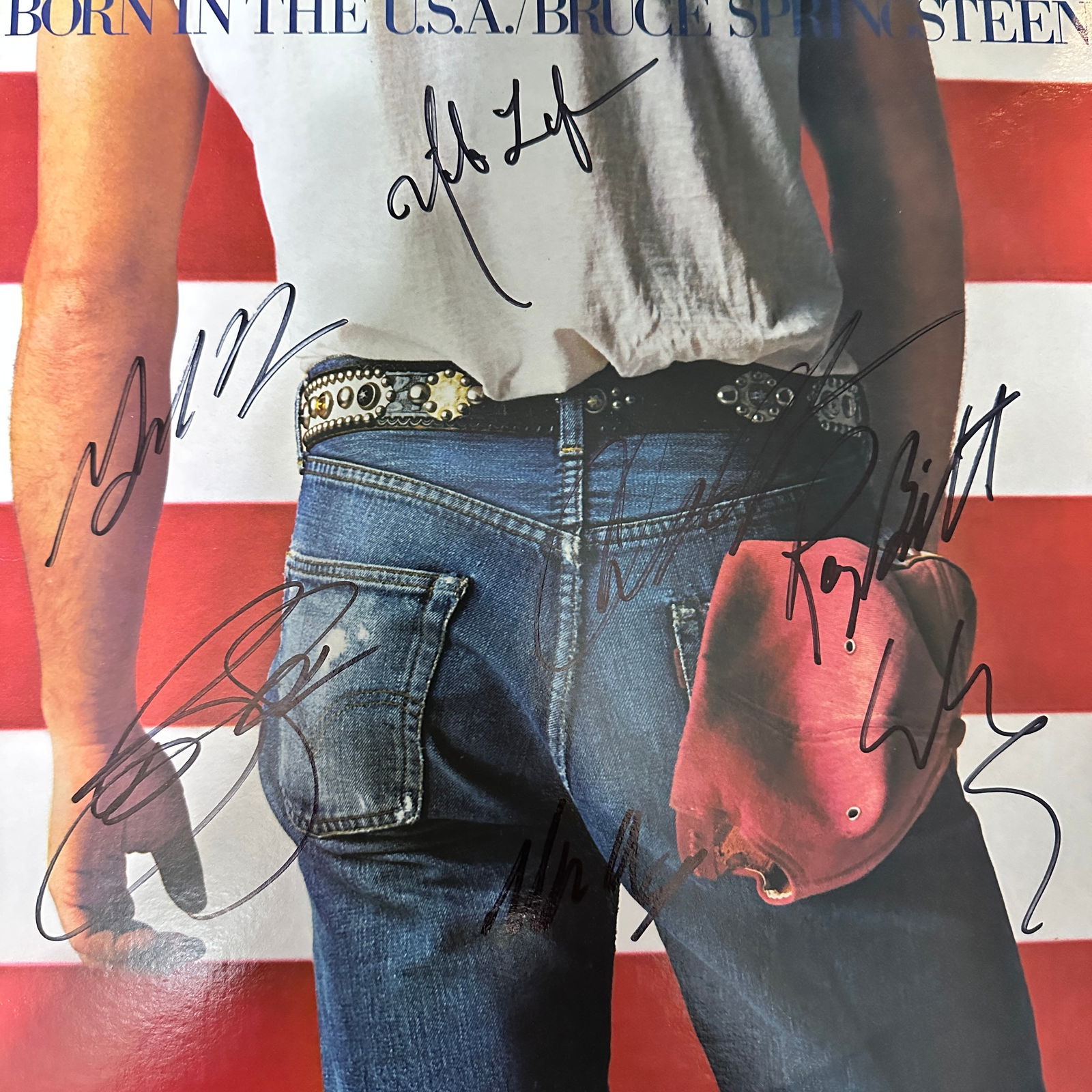 Bruce Springsteen Autographed Handsigned Record ALBUM & THE E STREET BAND (1 of 1)