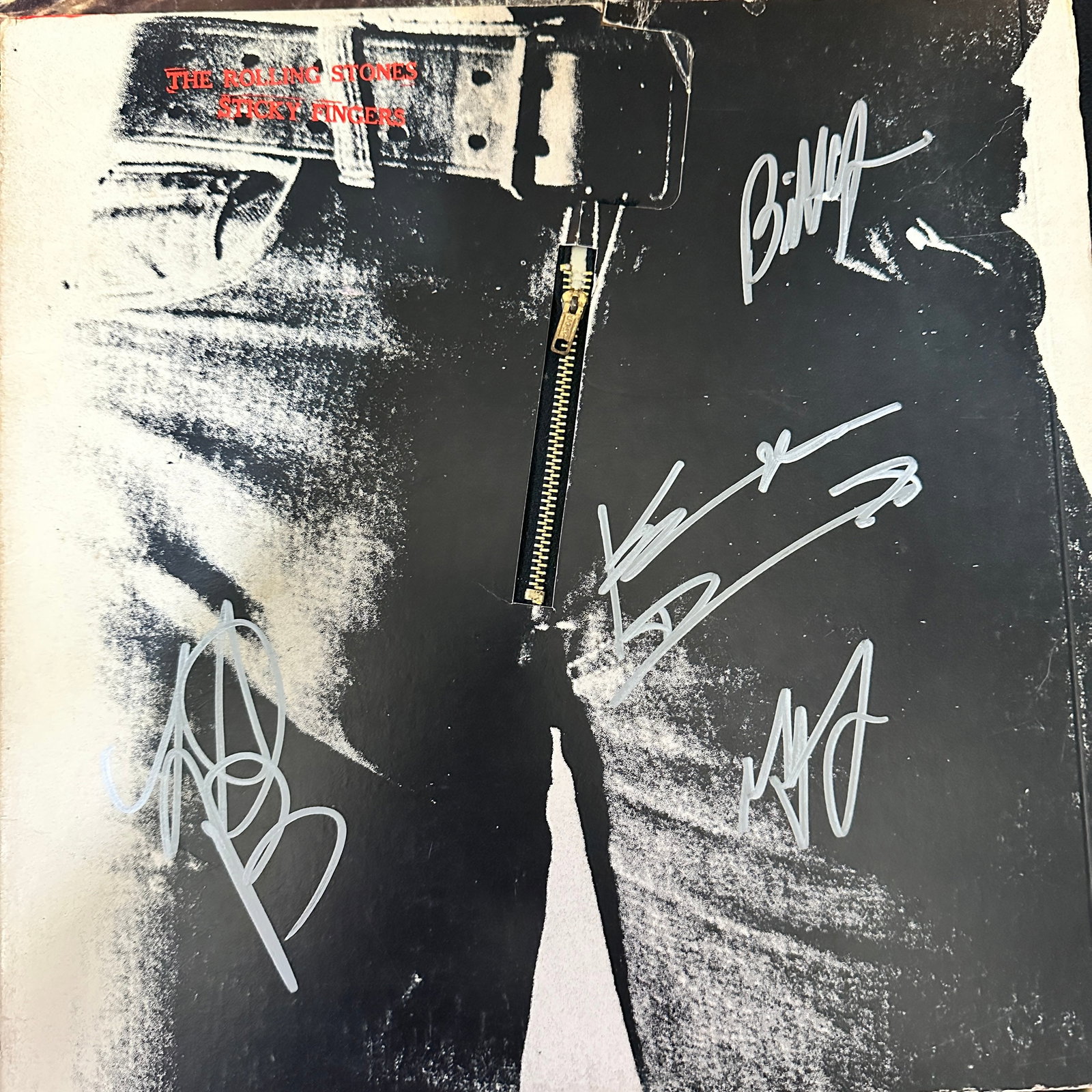 The Rolling Stones Autographed Album W/COA WATTS KEITH MICK BILL: If you have any questions about an item, please message on LiveAuctioneers or send an email to bids@hiramsah.com . Displays listed are mockup photos unless listed differently in the description, Displ