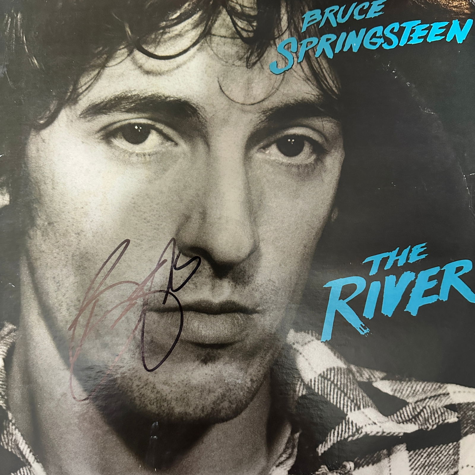 Bruce Springsteen Autographed Album W/COA THE RIVER (1 of 1)