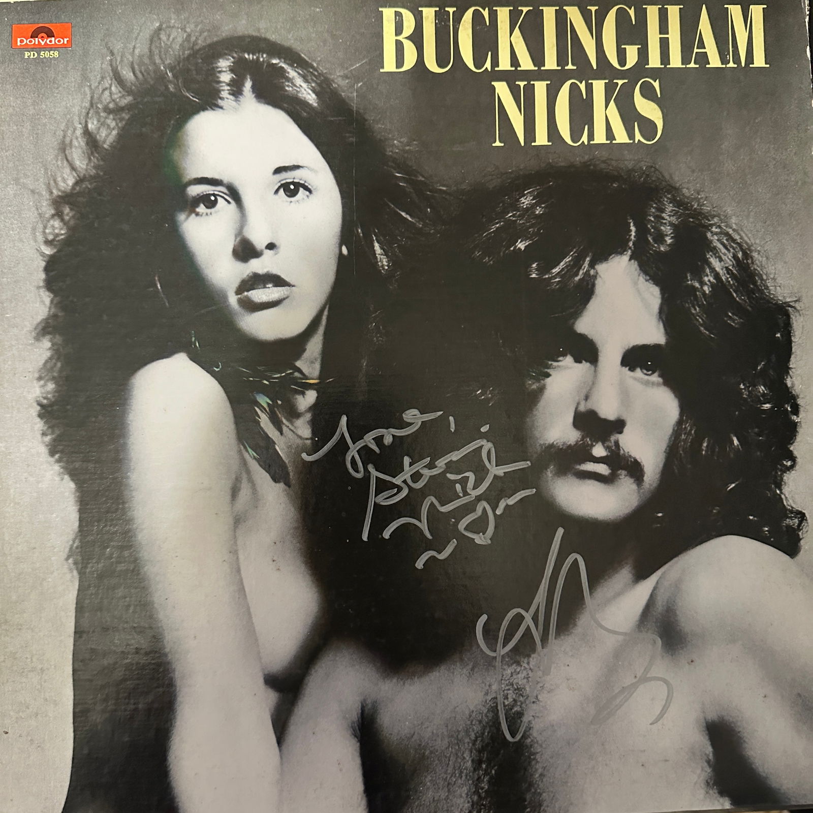 Stevie Nicks Buckingham Autographed Album W/COA RARE (1 of 1)