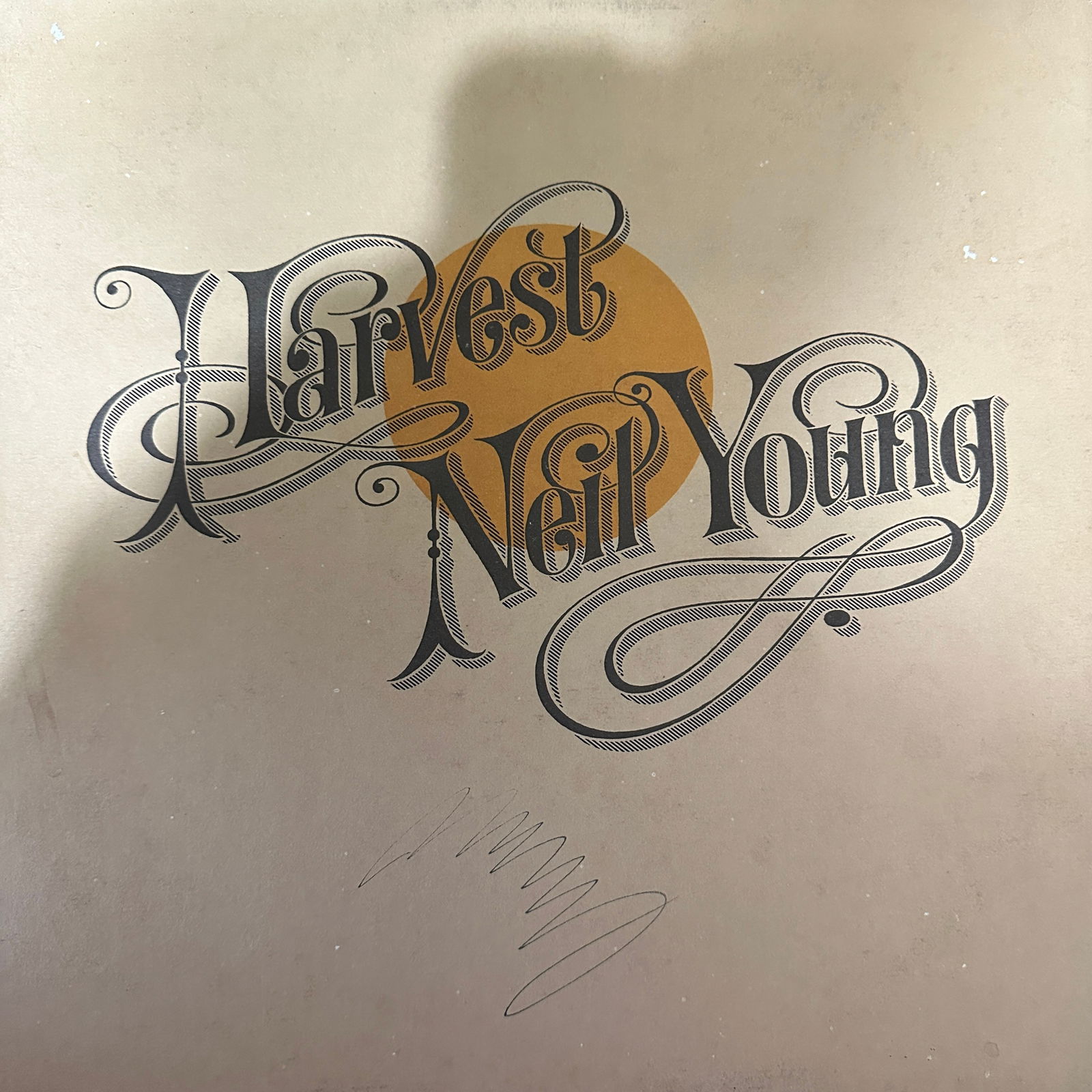 Neil Young Autographed Album w/coa (1 of 1)