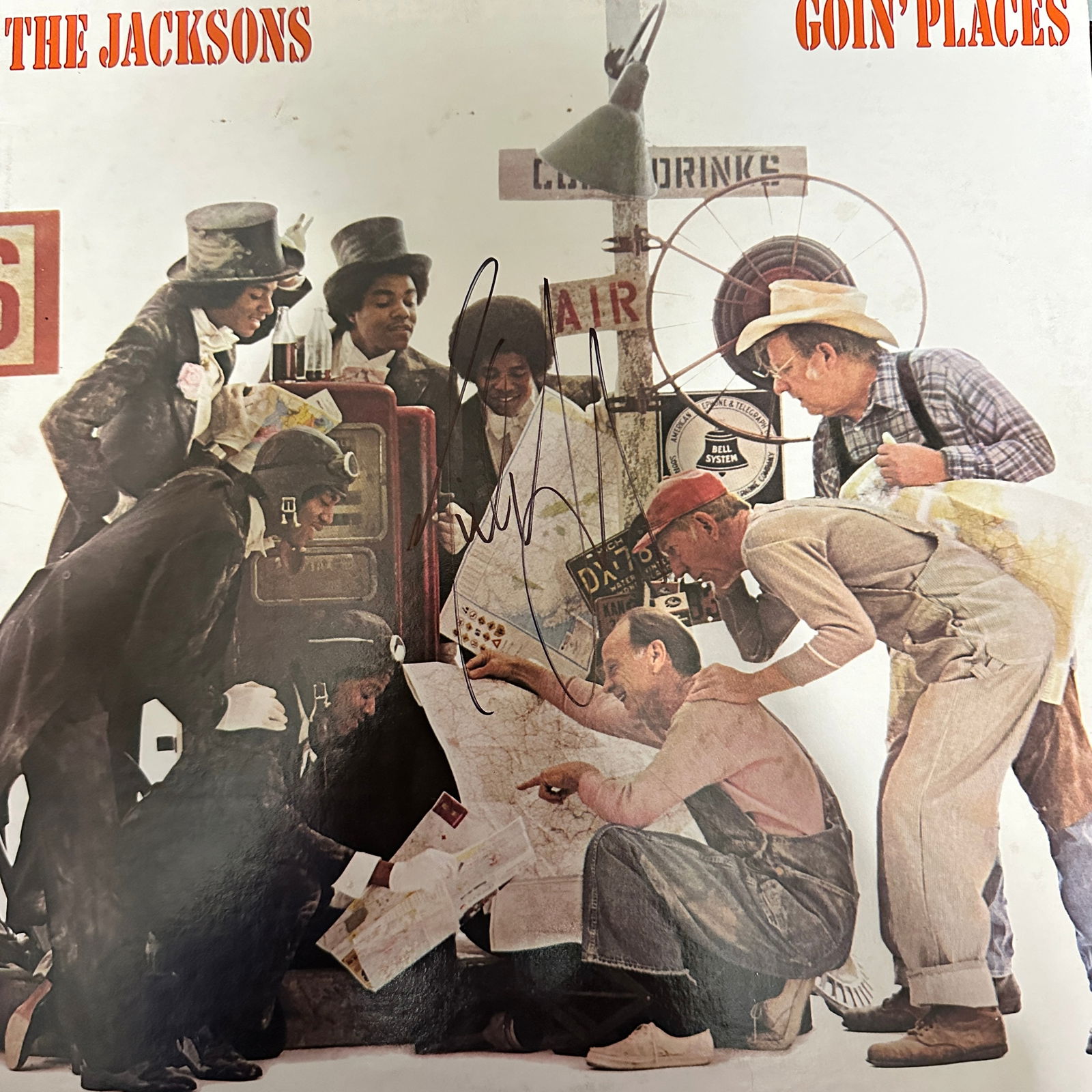 Michael Jackson Autographed ALBUM W/COA (1 of 1)