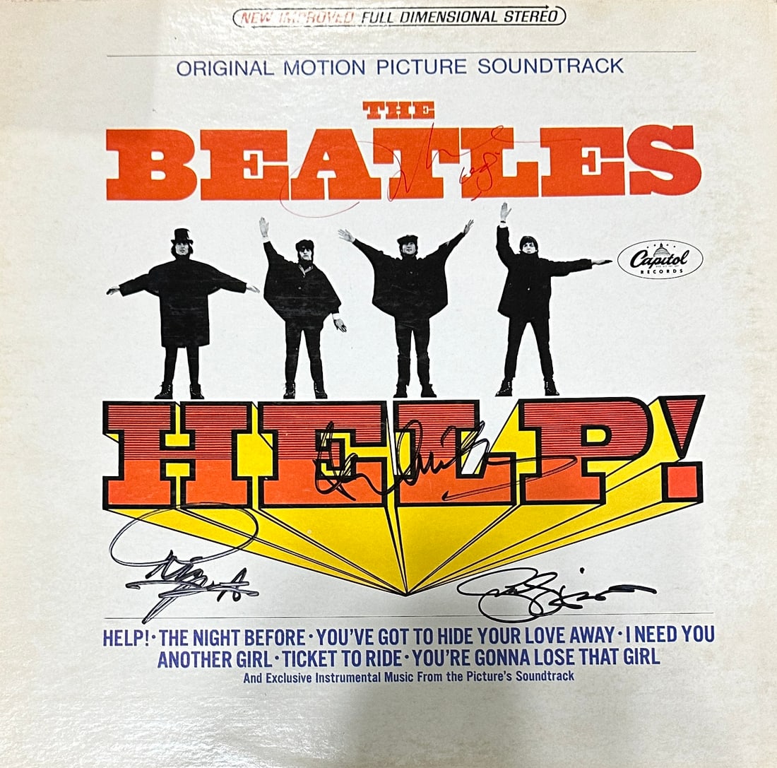 The Beatles Autographed Album JOHN PAUL GEORGE RINGO W/COA (1 of 3)