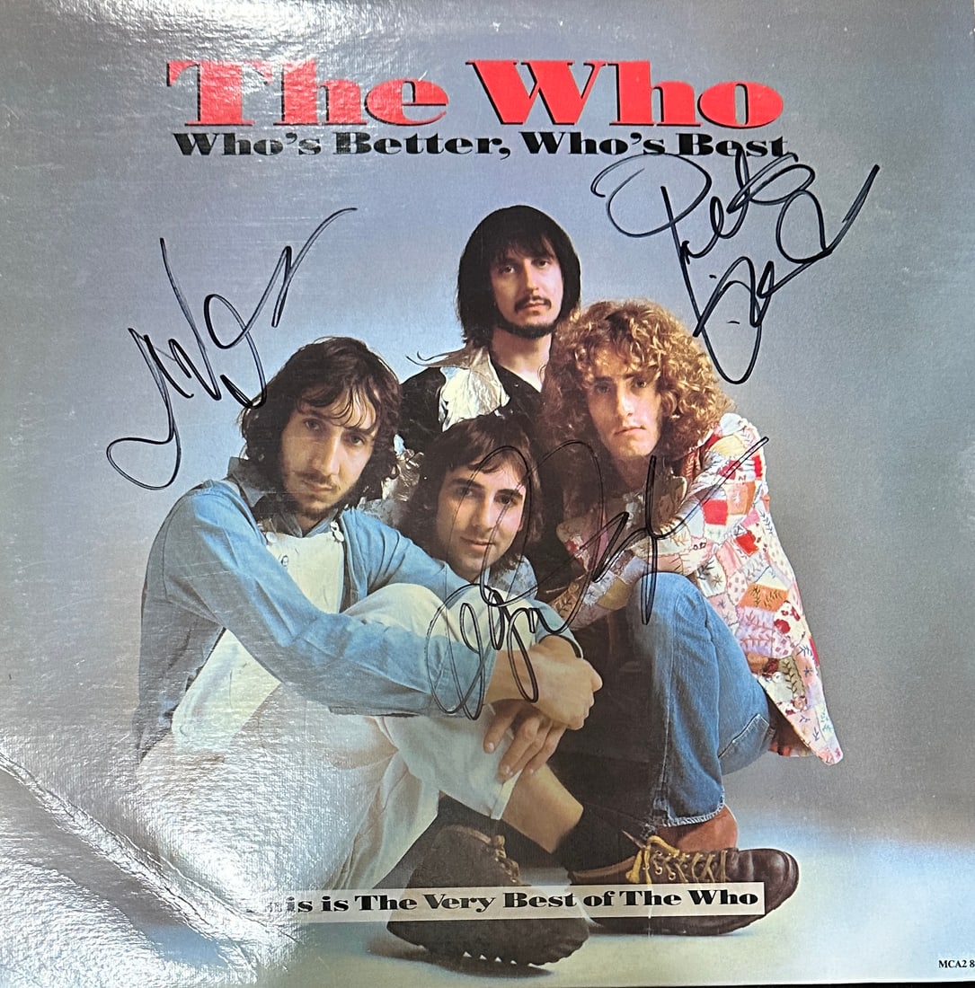 The Who Autographed ALBUM W/COA JOHN ROGER PETE (1 of 3)