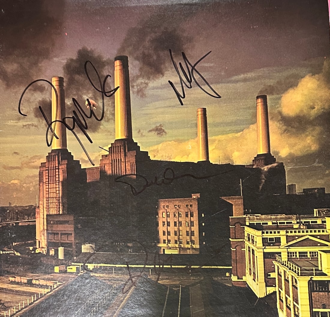 Pink Floyd Autographed Album WRIGHT WATERS GILMOUR MASON W/COA (1 of 3)