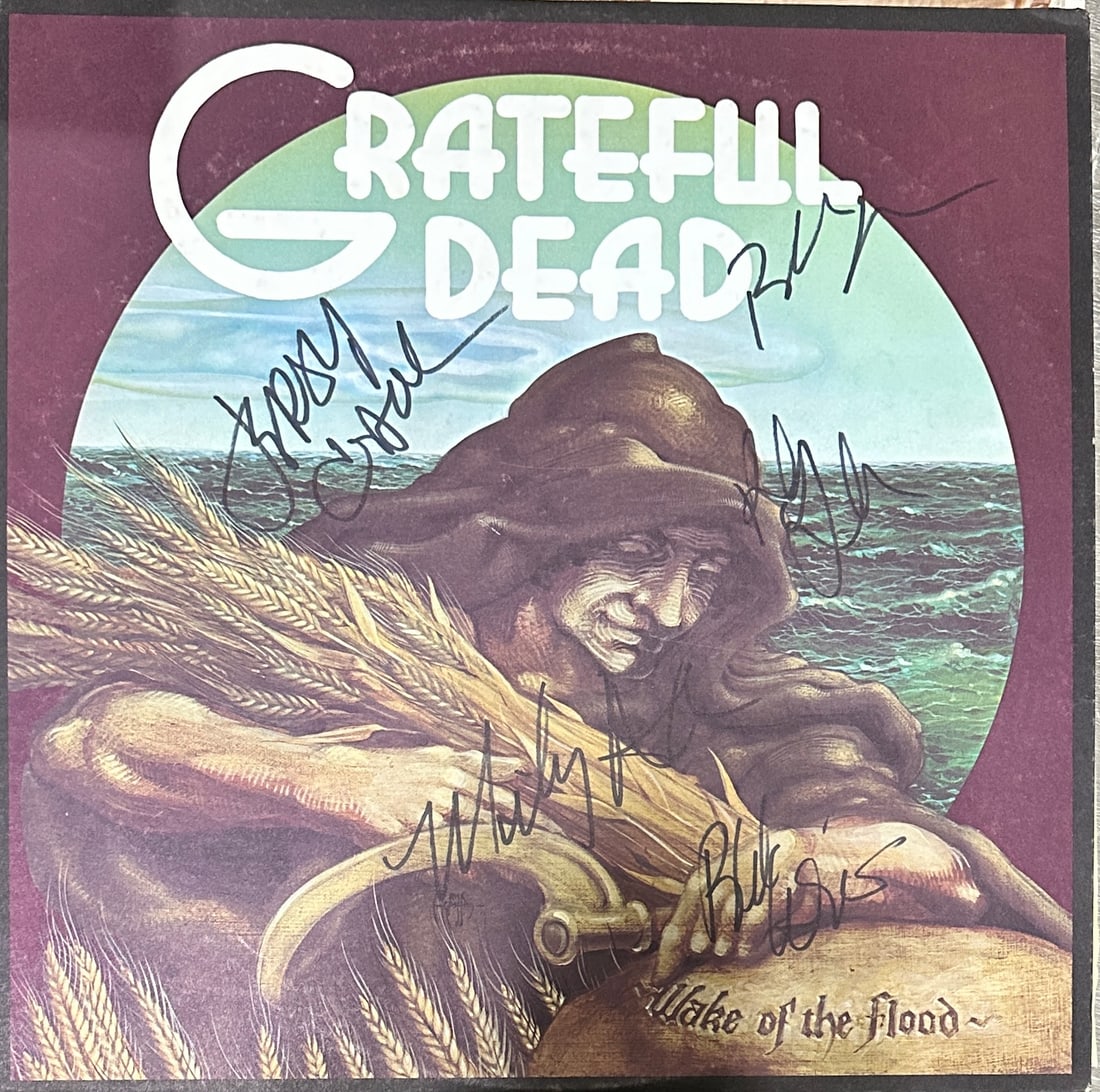 Grateful Dead AUTOGRAPHED Record Album JERRY BOB PHIL MICKEY BILL W/COA (1 of 3)