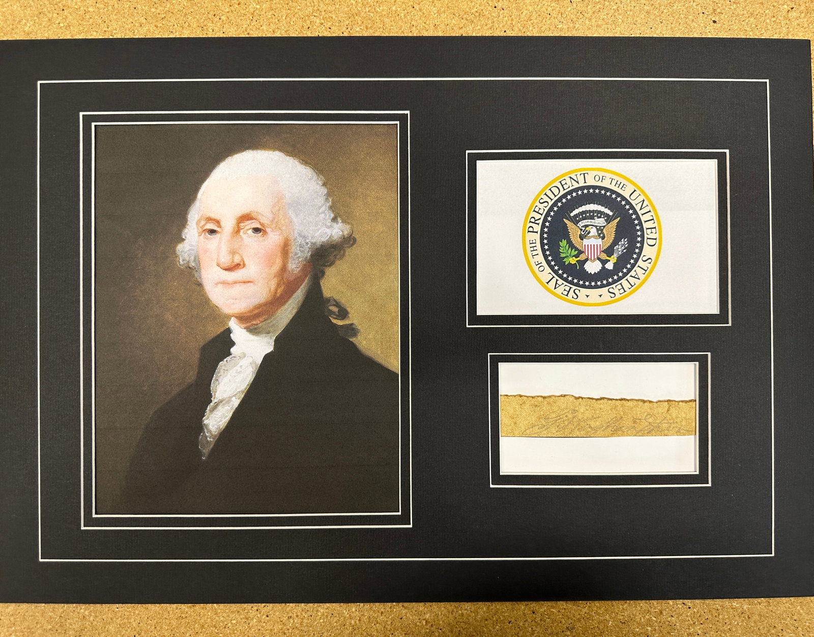 George WASHINGTON Autograhed Display: If you have any questions about an item, please message on LiveAuctioneers or send an email to bids@hiramsah.com . Displays listed are mockup photos unless listed differently in the description, Displ