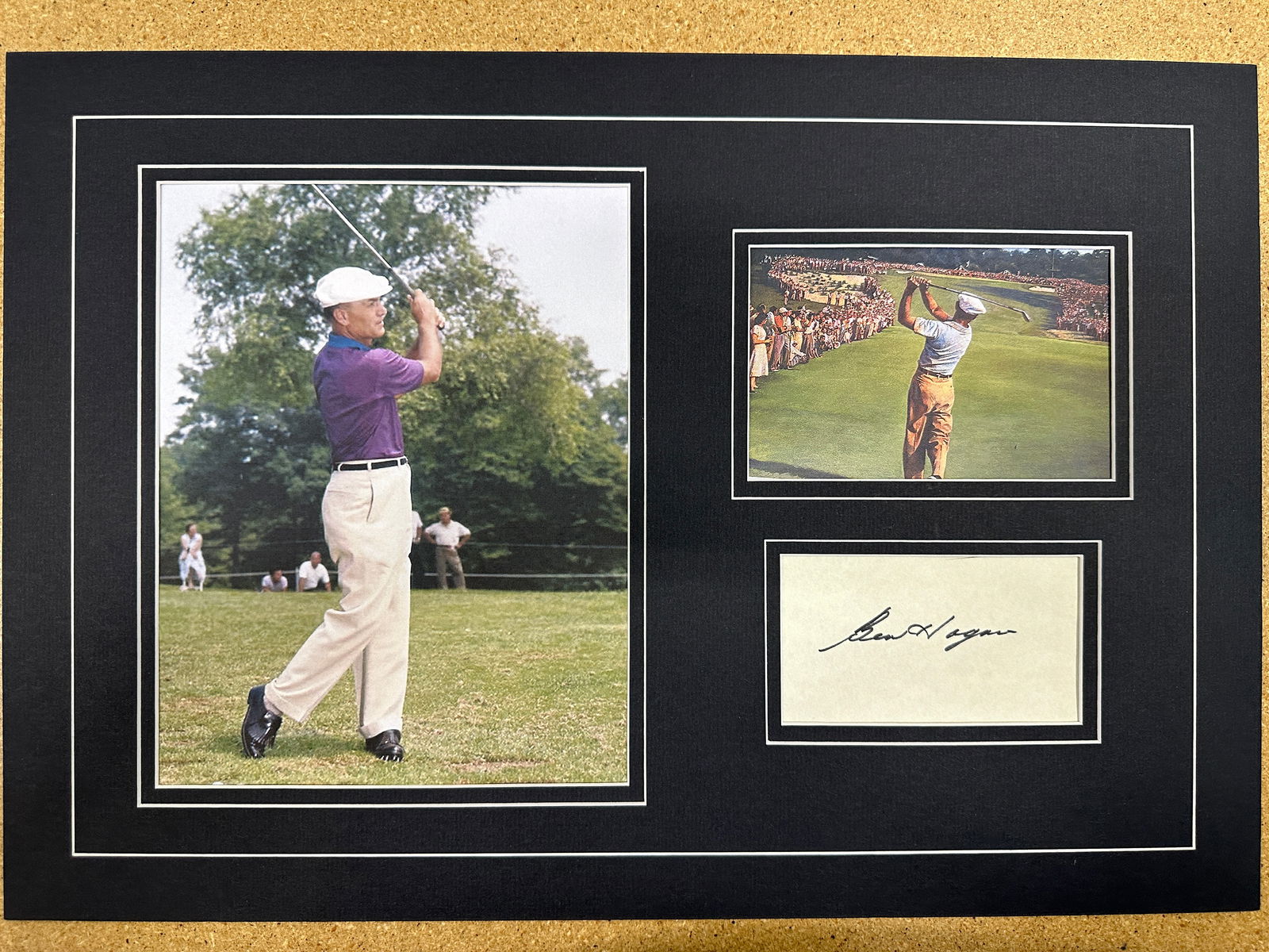 Ben Hogan Autographed Display (1 of 2)