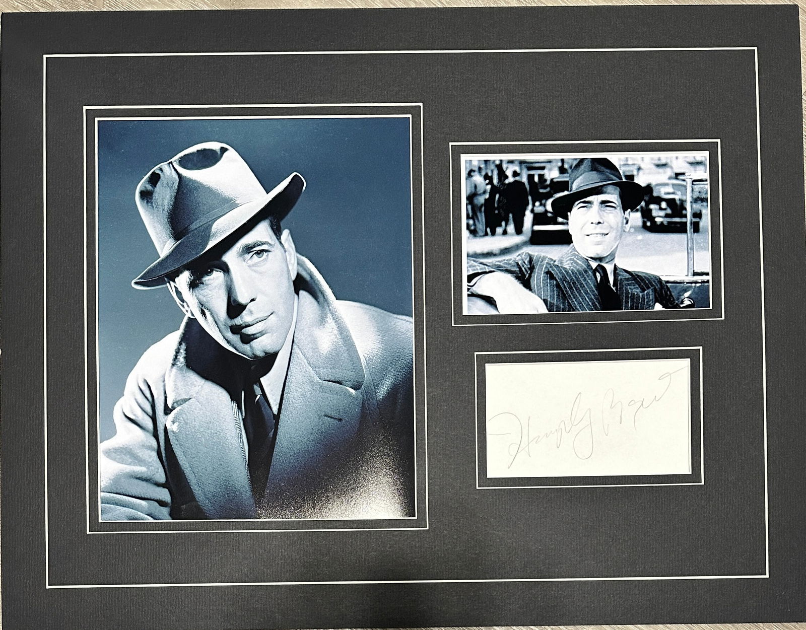 Humphrey Bogart Autographed DISPLAY (1 of 2)