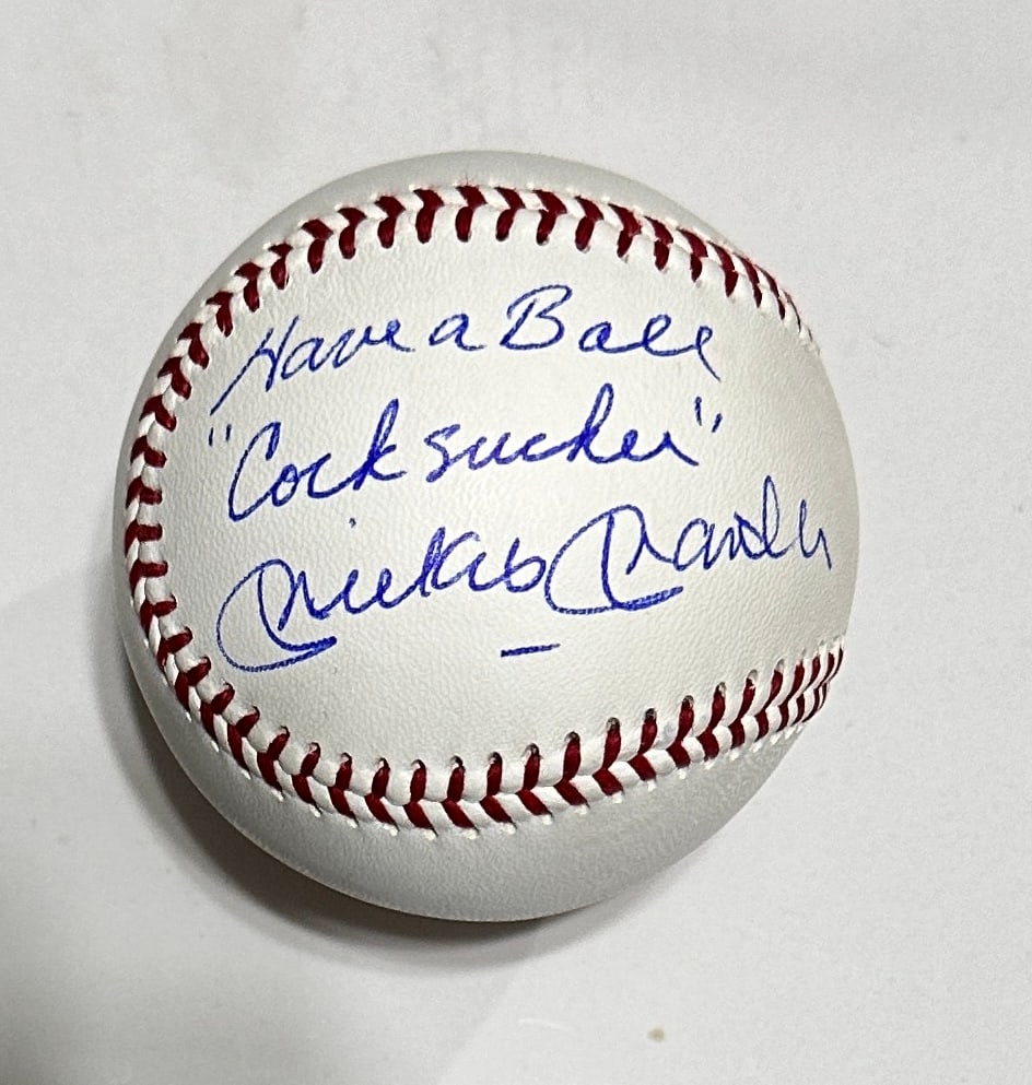 Mickey Mantle Autographed Baseball W/COA AND HAVE A BALL...... (1 of 2)