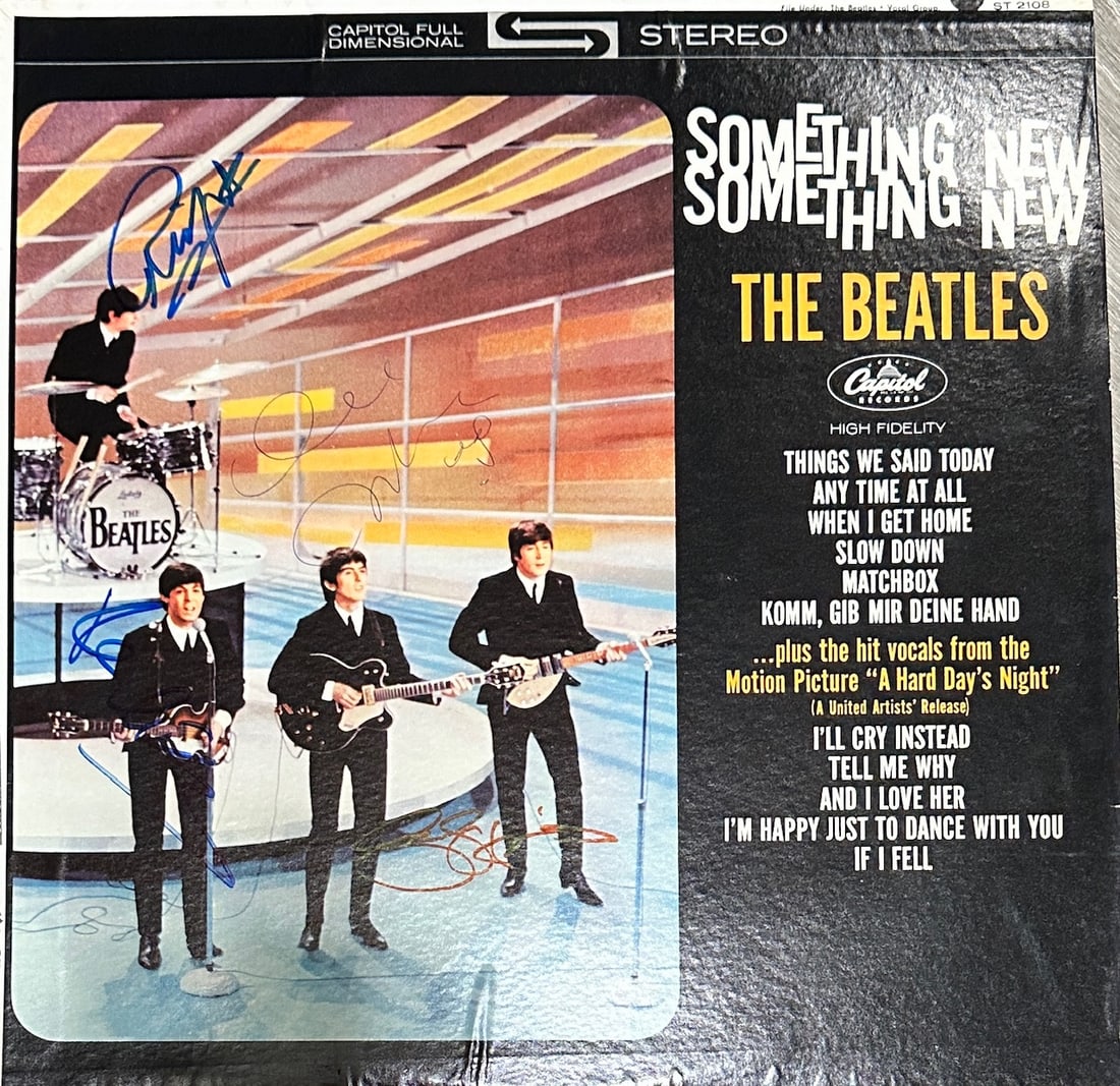 The Beatles Autographed ALBUM W/COA: If you have any questions about an item, please message on LiveAuctioneers or send an email to bids@hiramsah.com . Displays listed are mockup photos unless listed differently in the description, Displ