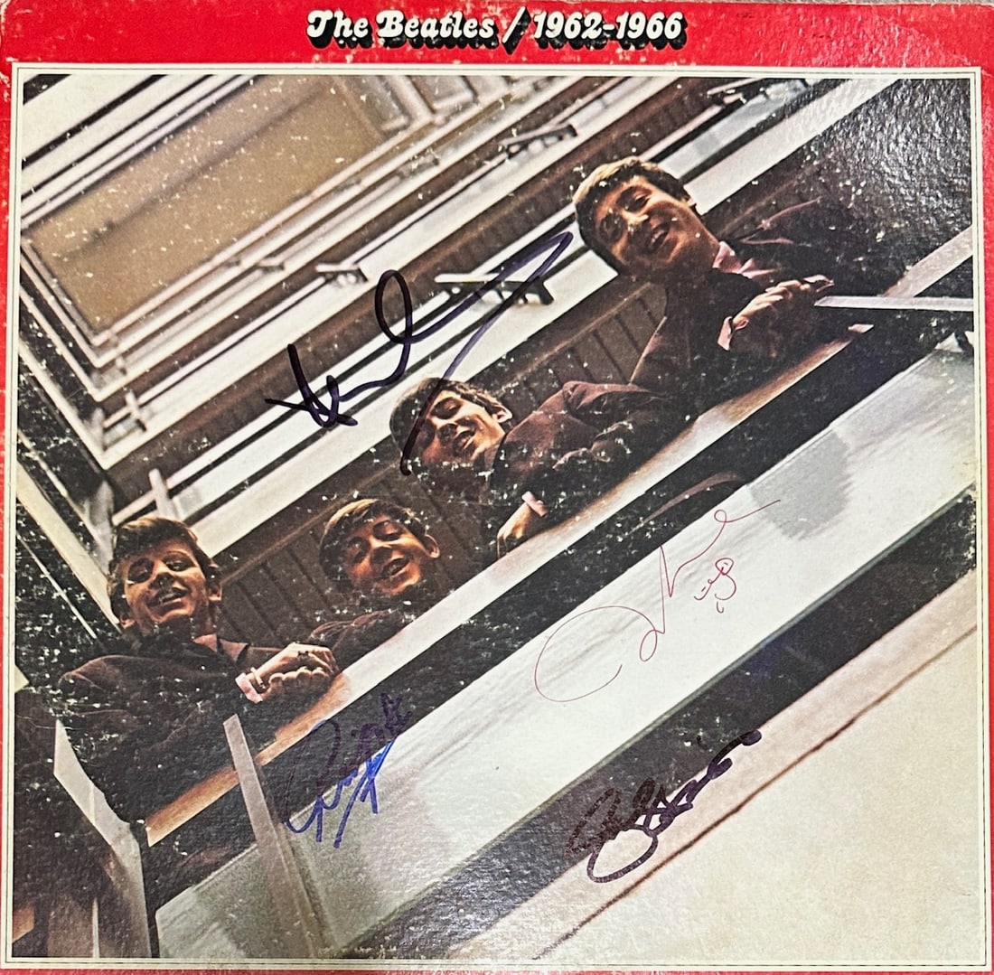 The Beatles Autographed Album ALL 4 LENNON PAUL RINGO GEORGE (1 of 2)