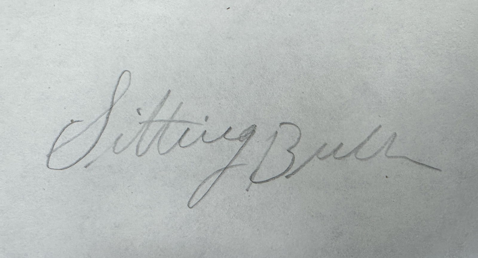 Sitting Bull Autographed Autographed Cut Signature (1 of 2)