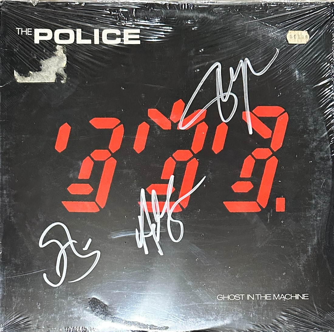 The Police Autographed Album STING ANDY STEWART W/COA (1 of 2)