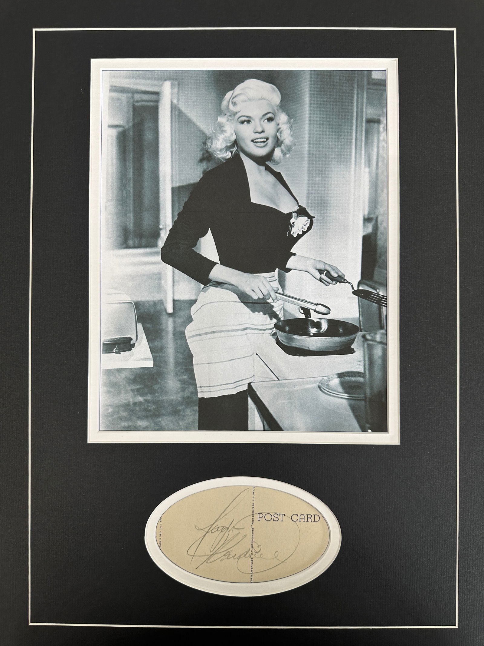 Jayne Mansfield Autographed Display (1 of 2)