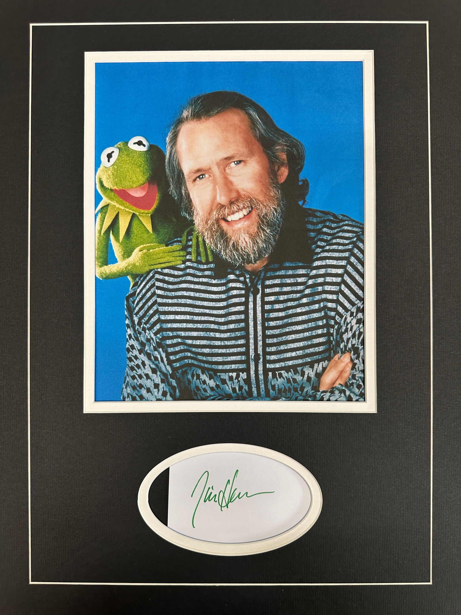 Jim Henson Autographed Display (1 of 2)
