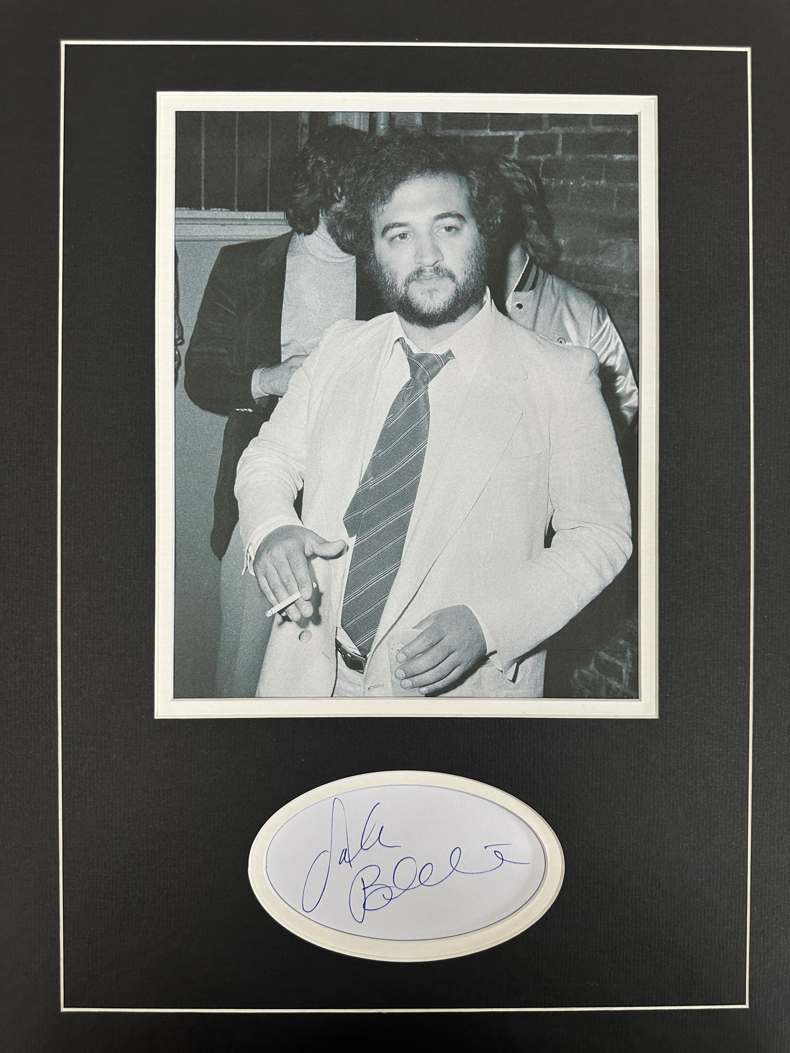 John Belushi Autographed Custom Display (1 of 2)