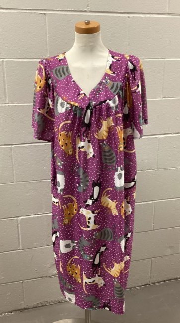 Anthony Richards Cat Mu Mu House Dress (1 of 4)