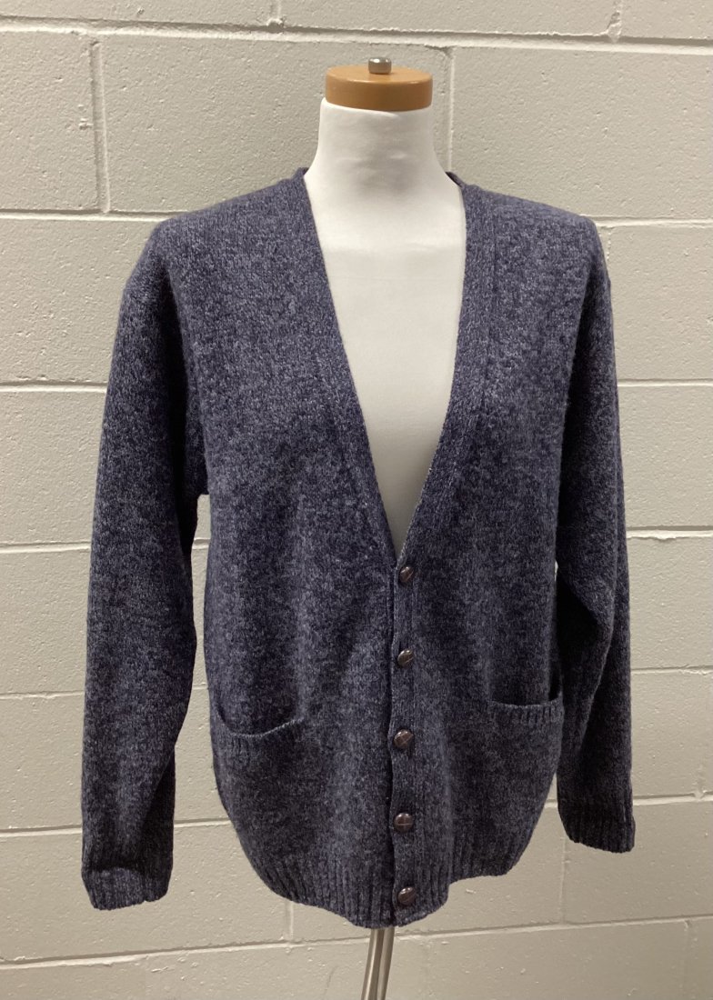 Pendleton Shetland Wool Cardigan: 100% Shetland Wool Front Pockets Size M