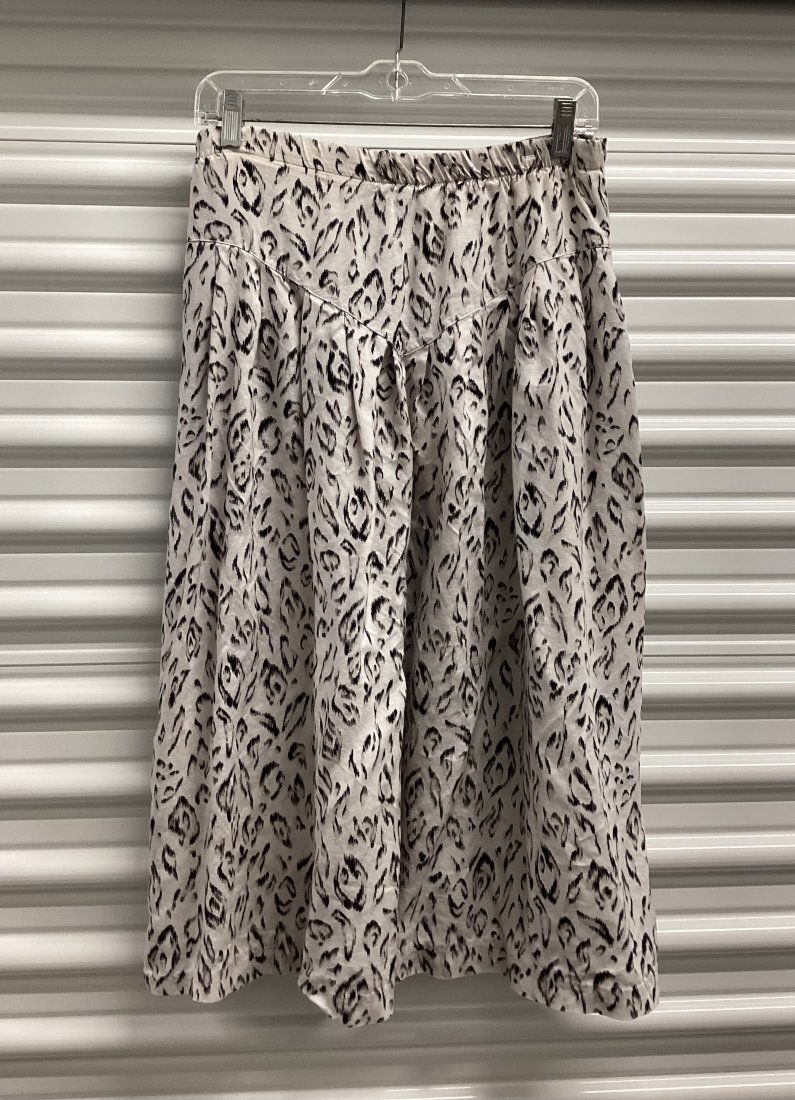 1980s By Krush Leopard Print MIDI Skirt (1 of 2)
