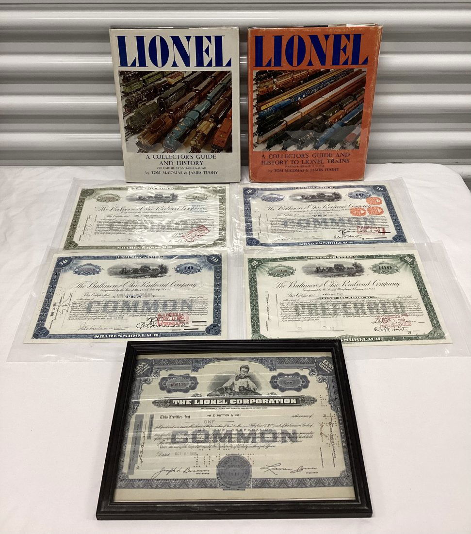 Lionel & Railroad Stocks & Lionel First Printing Collectors Guides (1 of 5)