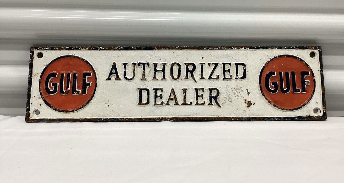 Gulf Authorized Dealer Advertising Sign (1 of 4)