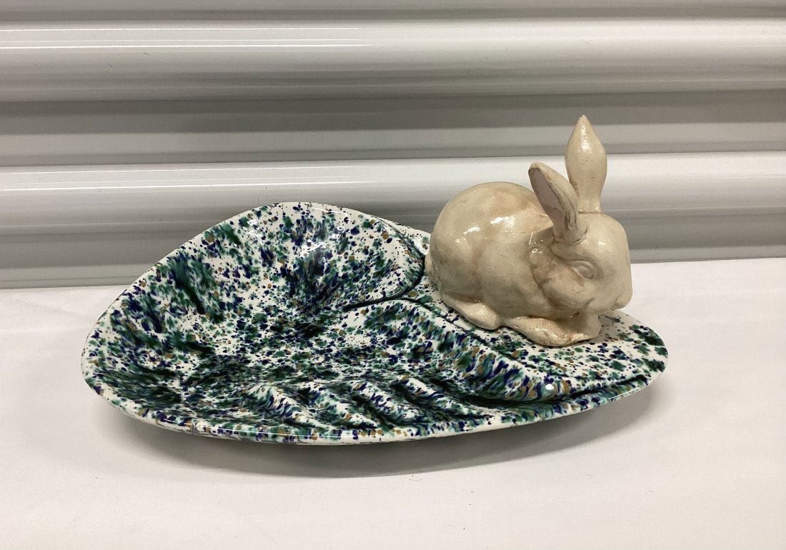 1970s Ceramic Rabbit Ashtray (1 of 4)
