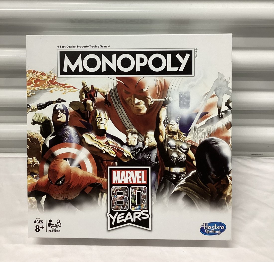 2018 Marvel 80 Year Anniversary Monopoly: Appears complete, but not checked