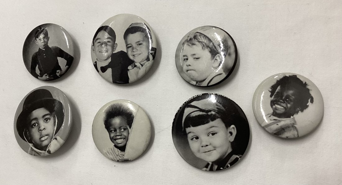 1983 King World Little Rascals Buttons: Larger 1.5”