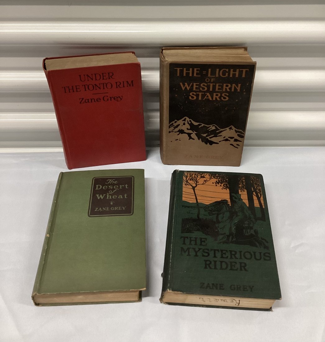 Antique Zane Grey Books (1 of 4)