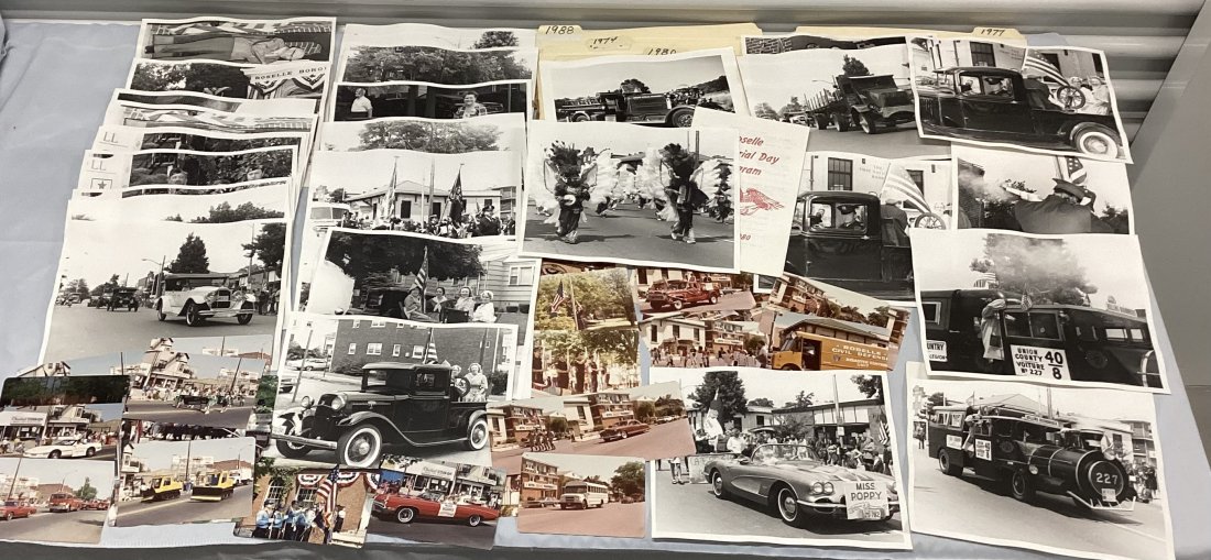 1970s & 80s Memorial Day Parade Photos & Ephemera: Large B&Ws are 1974