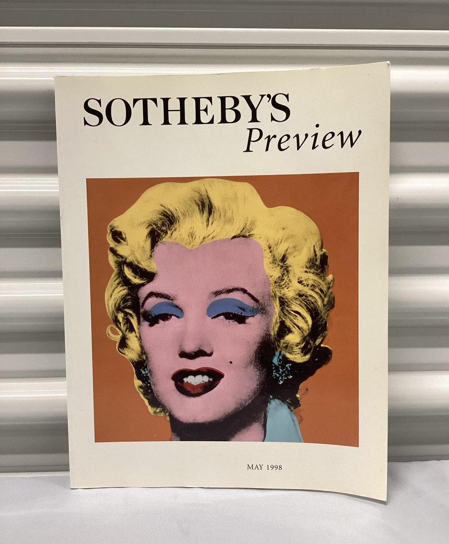 1998 Sotheby’s Andy Warhol Orange Marilyn Cover (1 of 2)