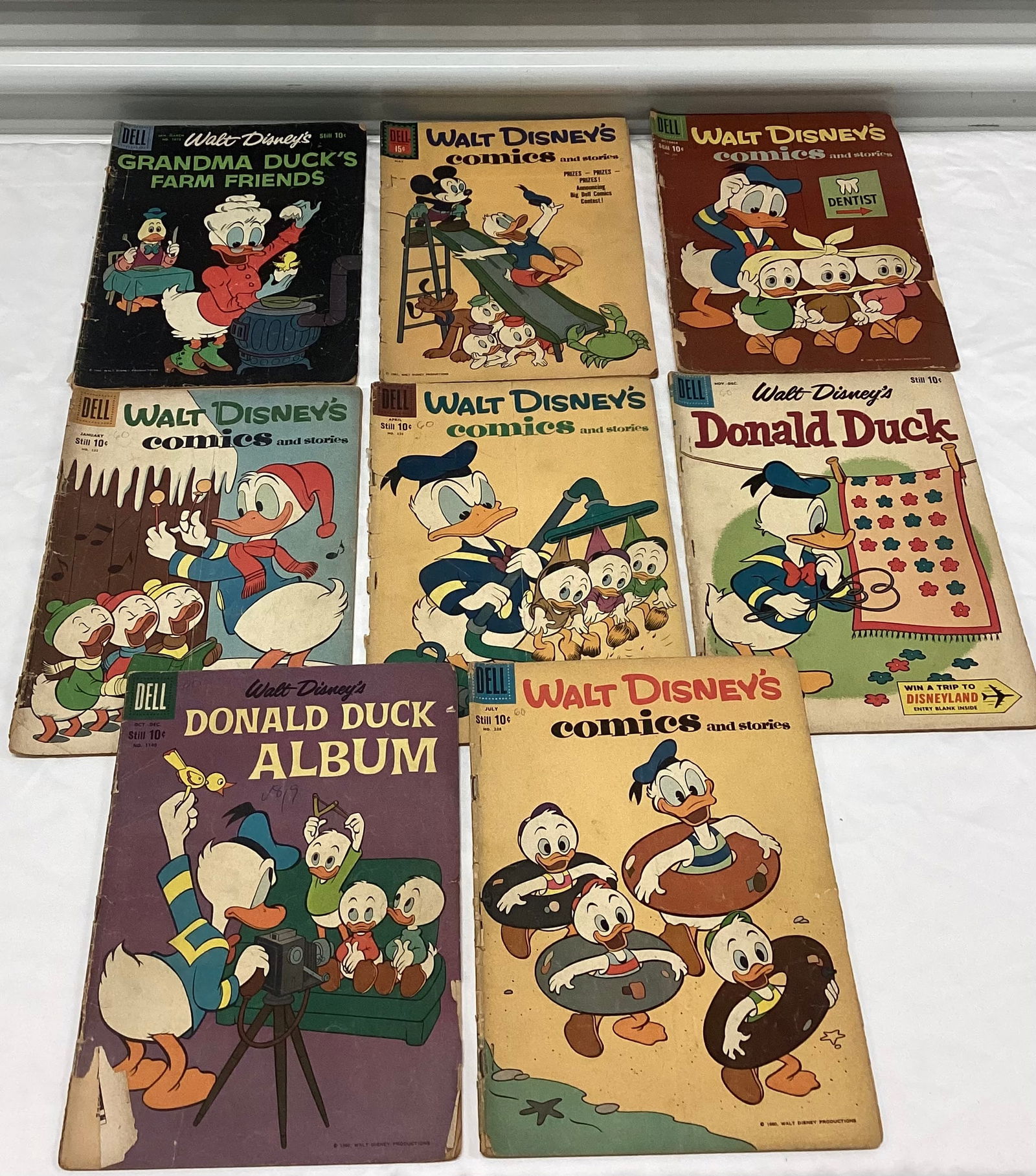 Vintage 10 Cent Disney Comic Books (1 of 2)