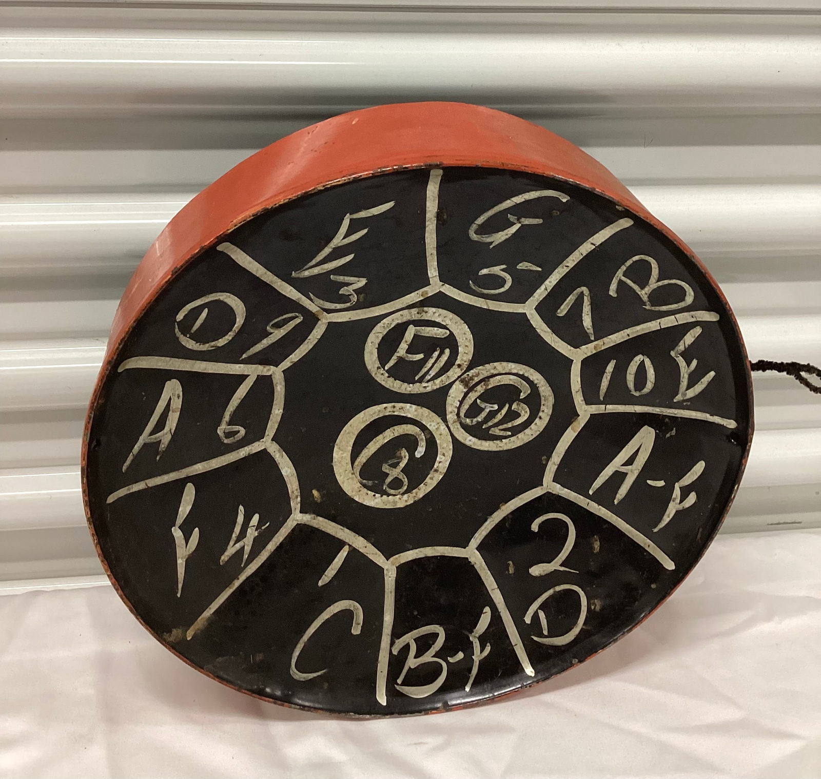 Red Steel Pan Calypso Drum: 11.5 inches