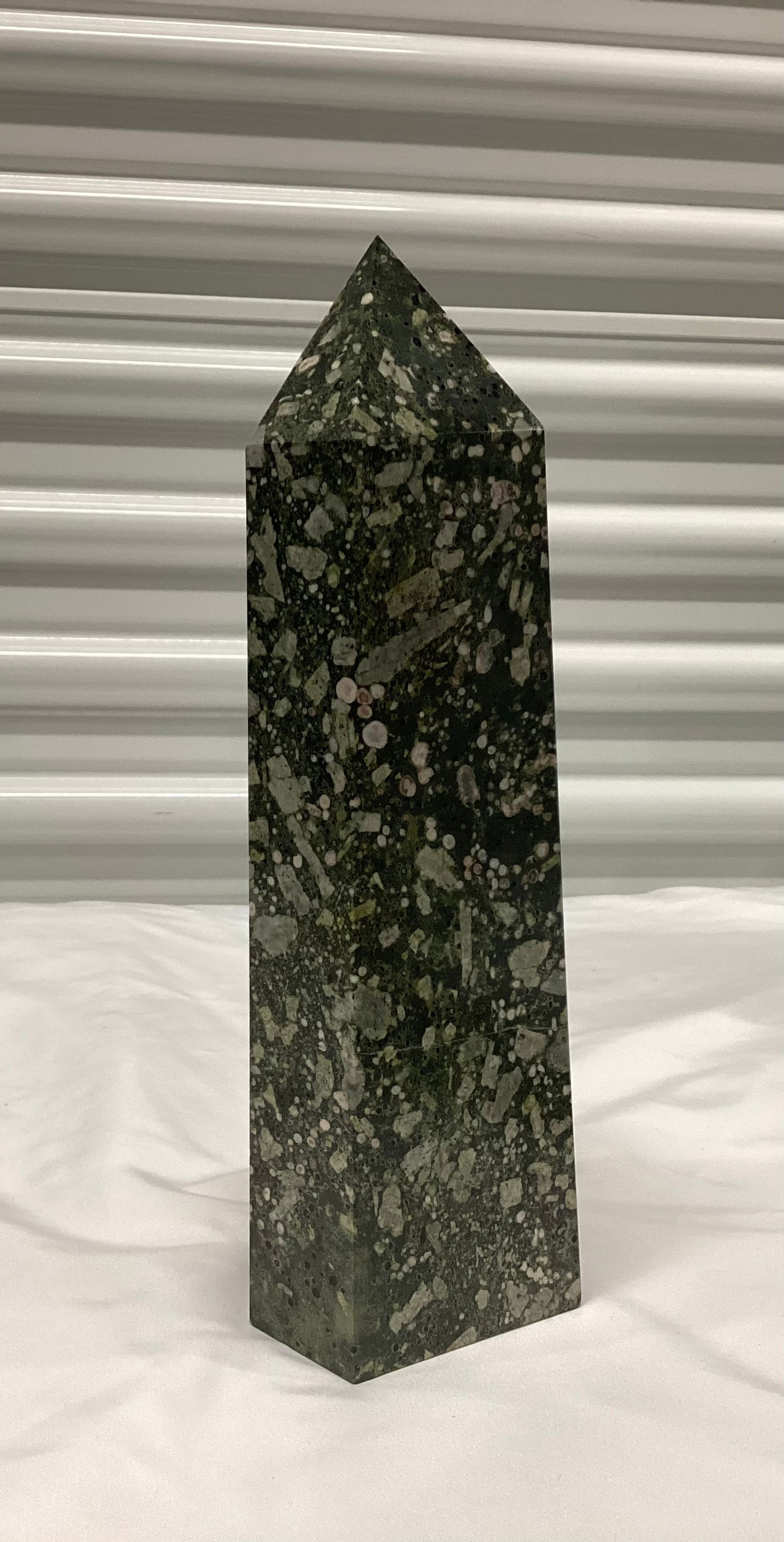 Polished Jasper Obelisk Tower (1 of 4)