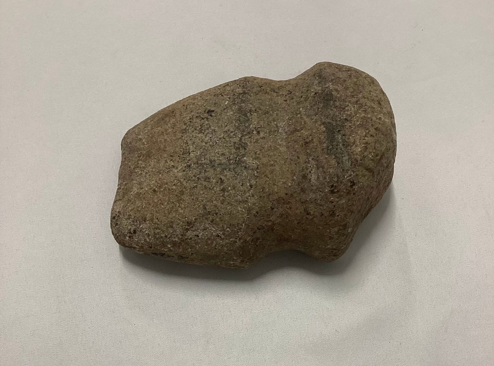 Grooved Primitive Carved Stone Axe Head (1 of 8)