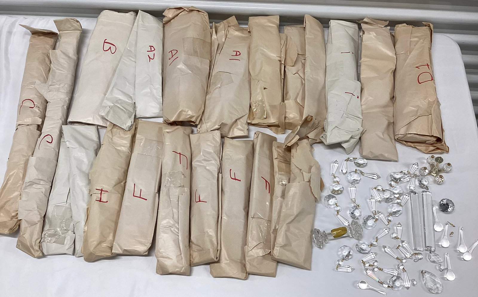 Large Lot of Chandelier Crystals (1 of 4)