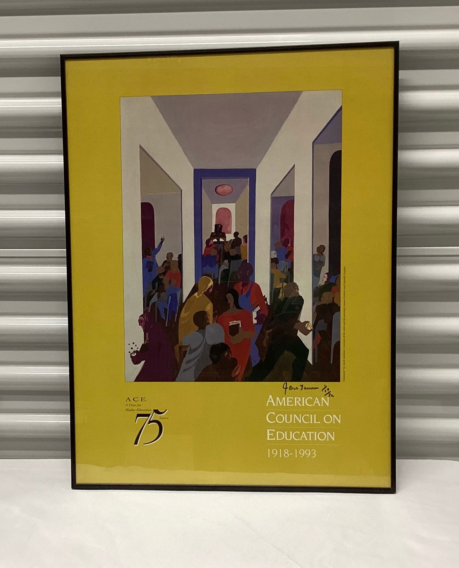 Ink Signed Numbered Jacob Lawrence University Poster (1 of 5)