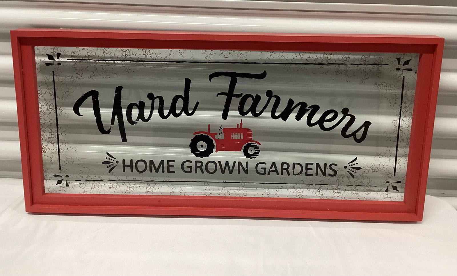 Glass and Wood Gardening Farm Sign (1 of 3)
