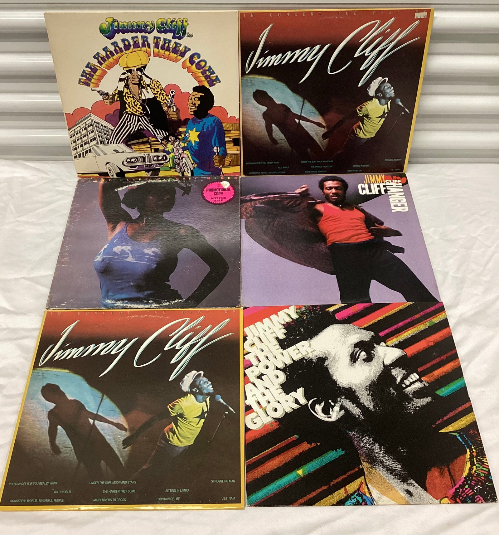 1970s-80s Jimmy Cliff Vinyl Records: All Unchecked - If you have questions about a particular record please ask prior to bidding