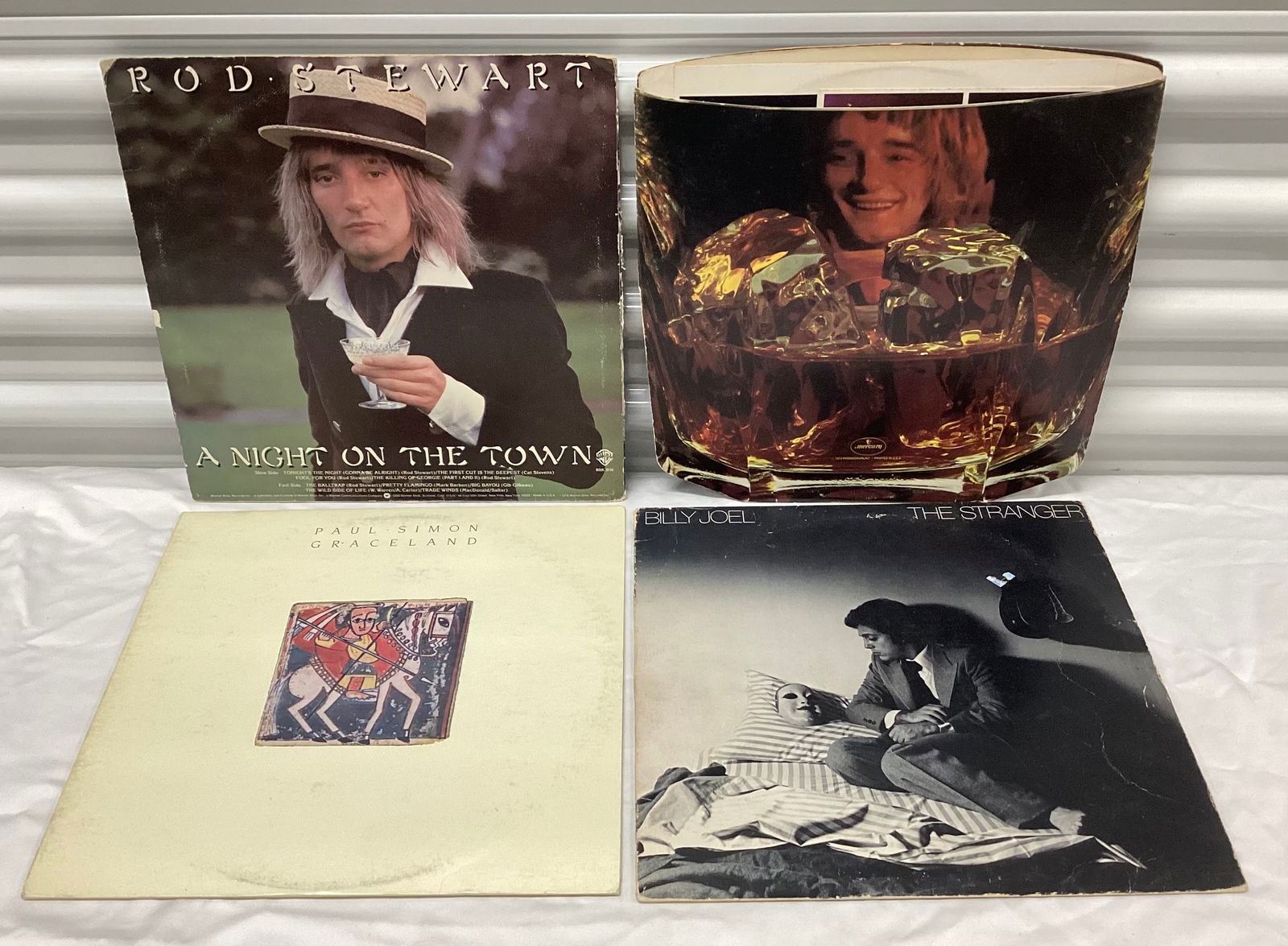 Vintage Rod Stewart Billy Joel & Paul Simon Vinyl Records: All Unchecked - If you have questions about a particular record please ask prior to bidding