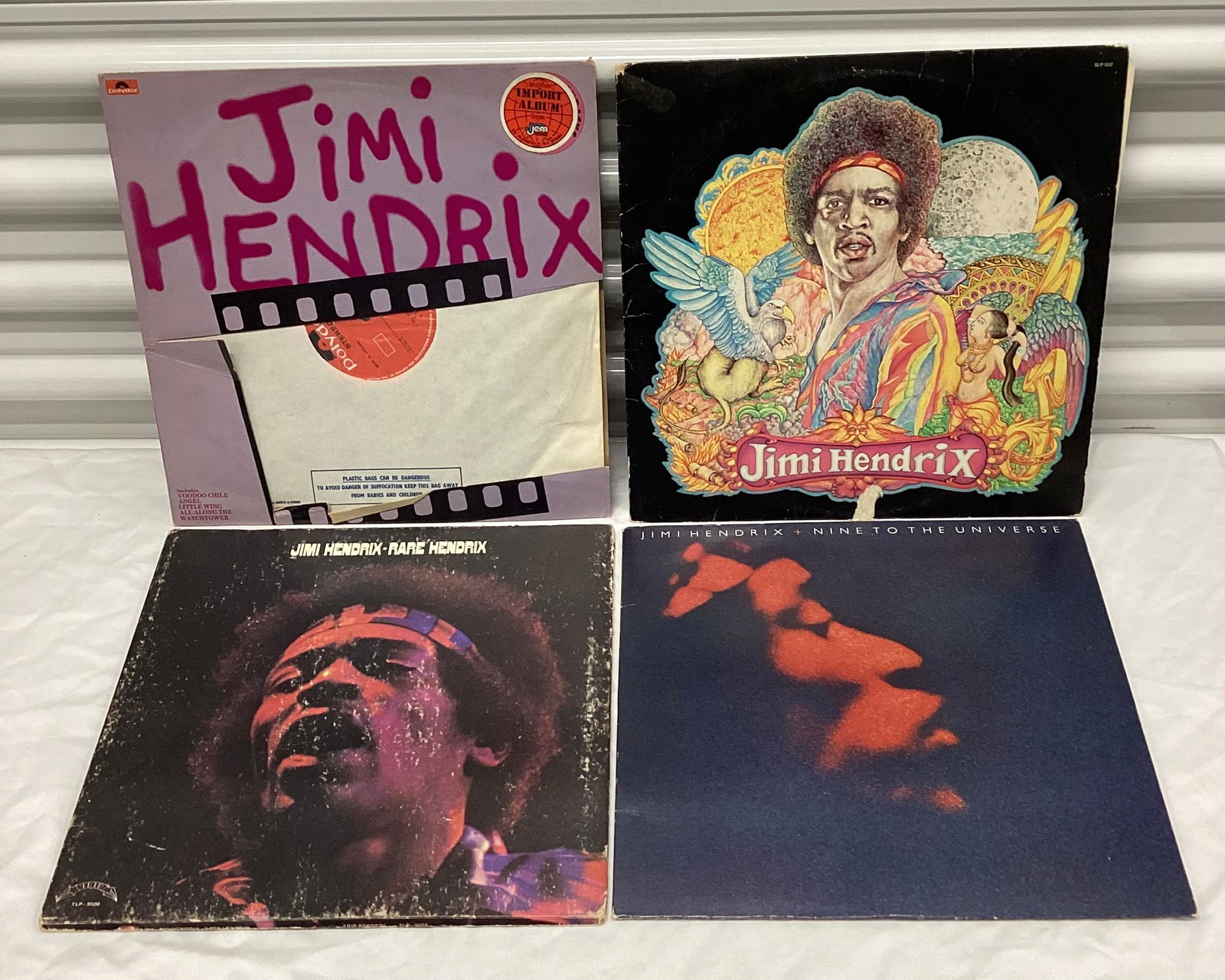 Vintage Jimi Hendrix Vinyl Records incl. Import (1 of 3)