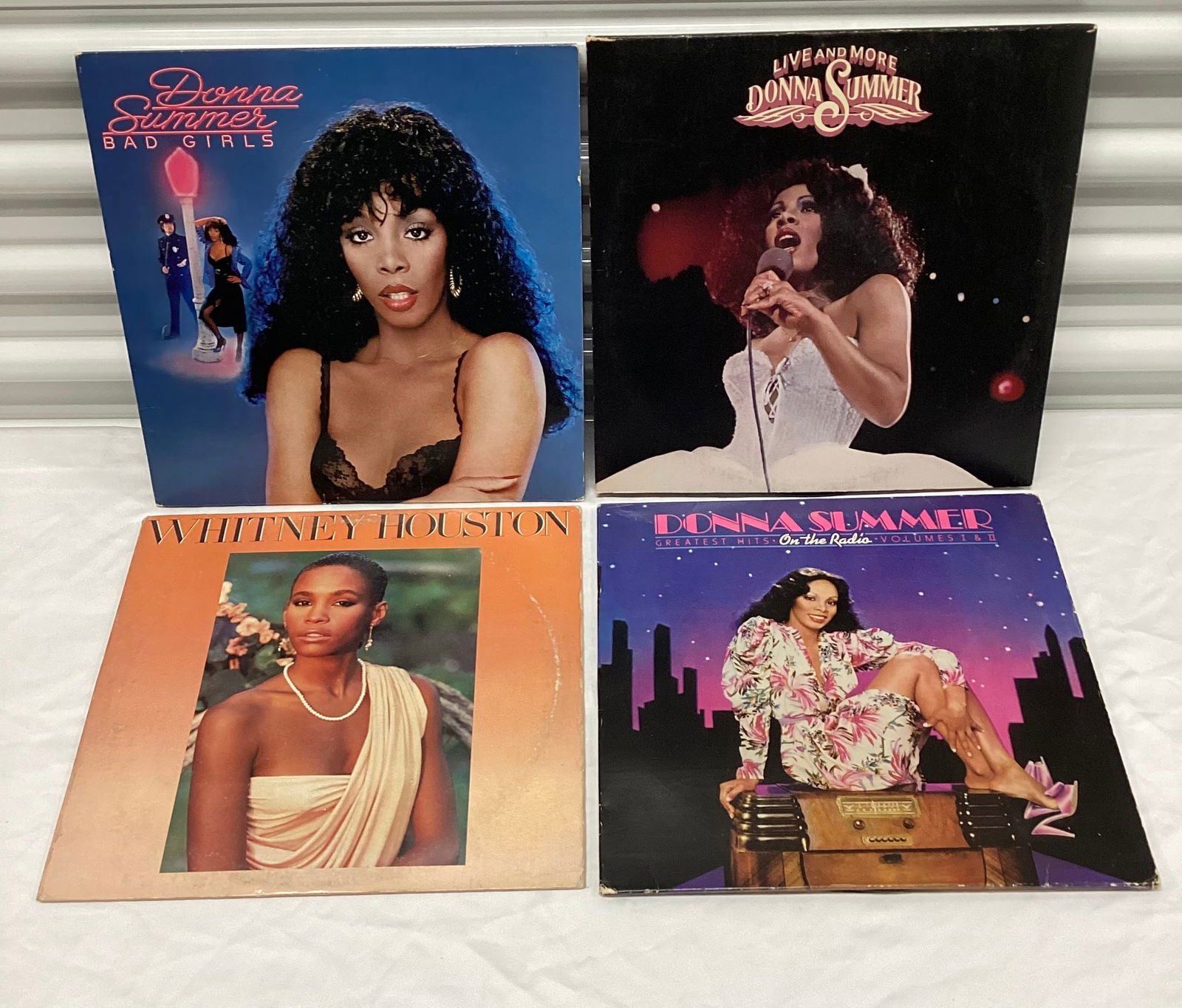 1970s - 80s Donna Summer Whitney Houston Vinyl Records (1 of 4)
