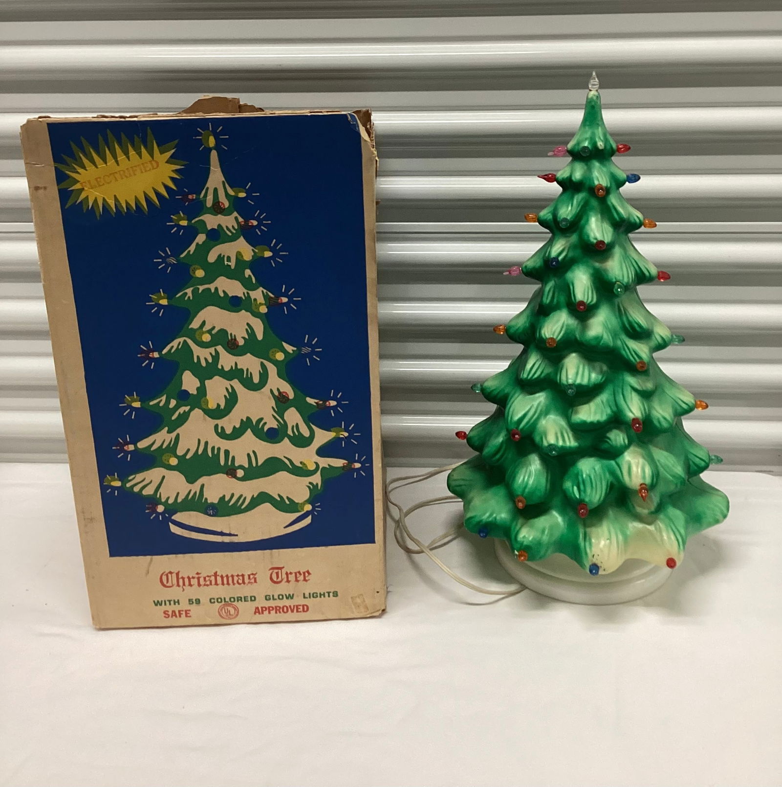 Mid Century 21 inch Union Products Blow Mold Christmas Tree (1 of 6)