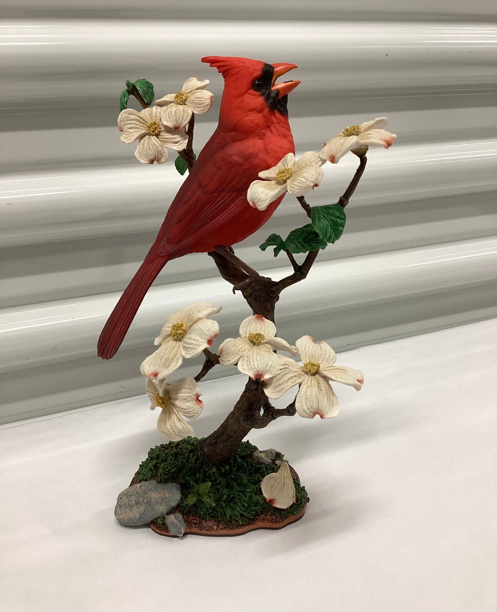 The Danbury Mint Springtime Music with COA: Seasons in Scarlet Collection By Bob Guge