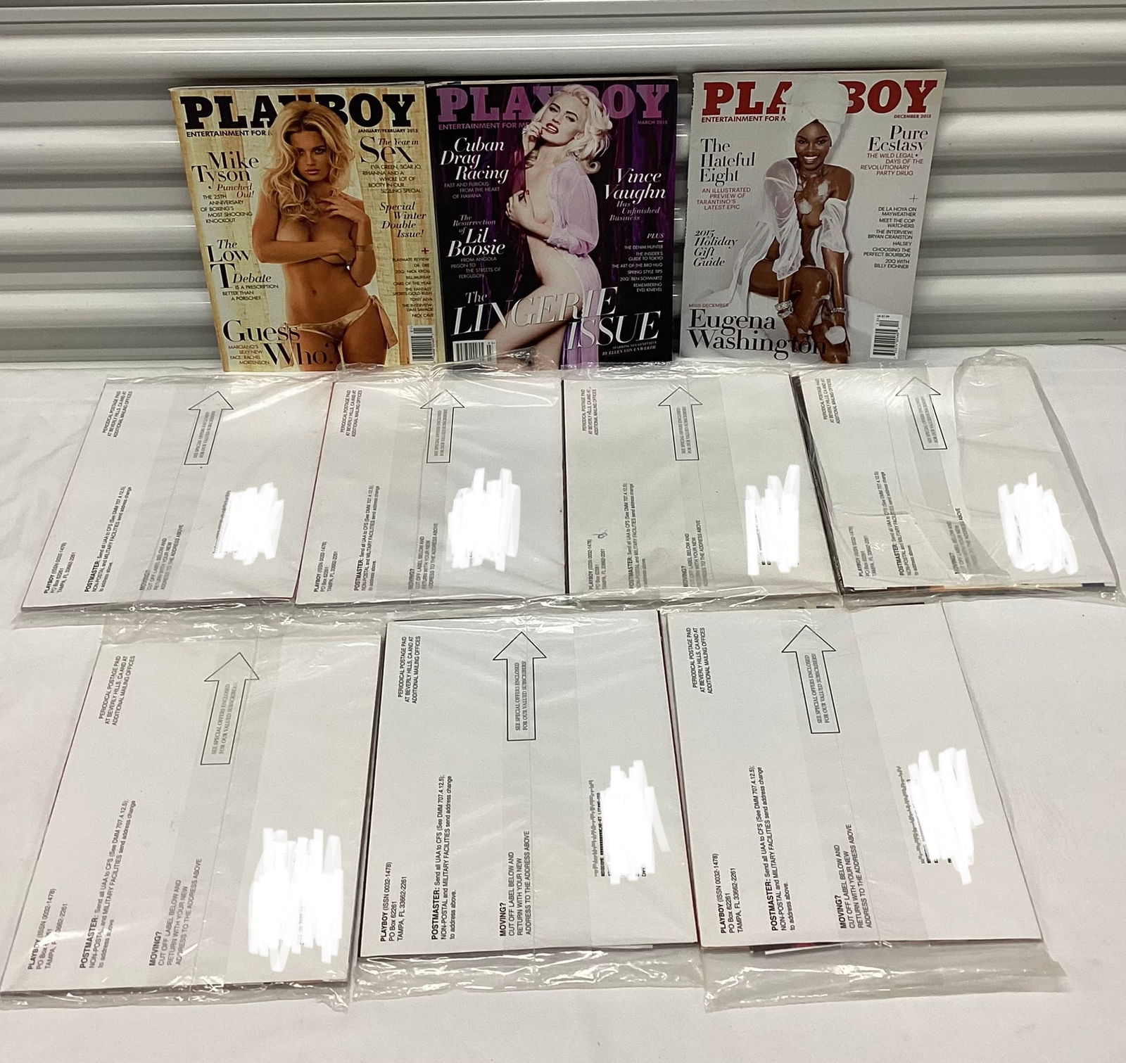 2015 Complete Year Playboy Magazines (1 of 2)